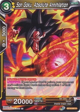 Son Goku Absolute Annihilation BT10 097 Rare Son Goku Absolute Annihilation BT10 097 Rare
