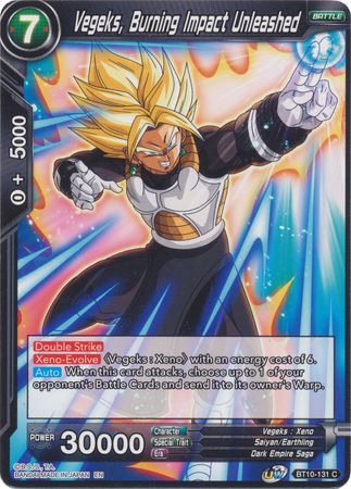 Vegeks Burning Impact Unleashed BT10 131 Common Vegeks Burning Impact Unleashed BT10 131 Common