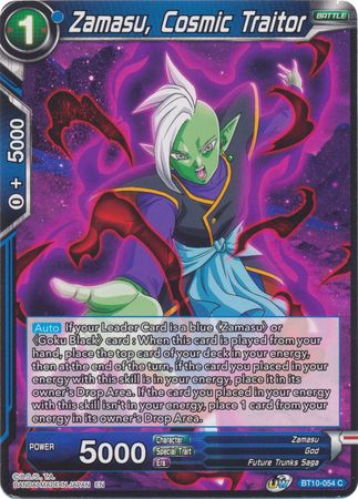 Zamasu Cosmic Traitor BT10 054 Common Zamasu Cosmic Traitor BT10 054 Common