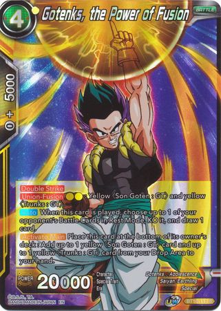 Gotenks the Power of Fusion BT10 112 Rare Foil Gotenks the Power of Fusion BT10 112 Rare Foil