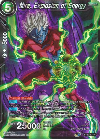 Mira Explosion of Energy BT10 134 Common Foil UW Series 1 Rise of the Unison Warrior Foil Singles Mira Explosion of Energy BT10 134 Common Foil UW Series 1 Rise of the Unison Warrior Foil Singles