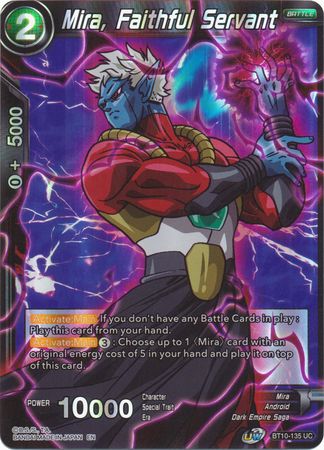 Mira Faithful Servant BT10 135 Uncommon Foil UW Series 1 Rise of the Unison Warrior Foil Singles Mira Faithful Servant BT10 135 Uncommon Foil UW Series 1 Rise of the Unison Warrior Foil Singles