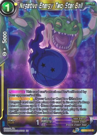 Negative Energy Two Star Ball Dragonball Super Tcg Trollandtoad