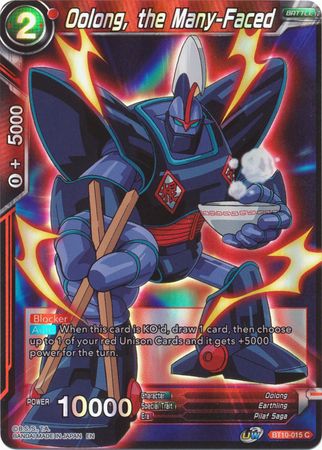 Oolong the Many Faced BT10 015 Common Foil UW Series 1 Rise of the Unison Warrior Foil Singles Oolong the Many Faced BT10 015 Common Foil UW Series 1 Rise of the Unison Warrior Foil Singles