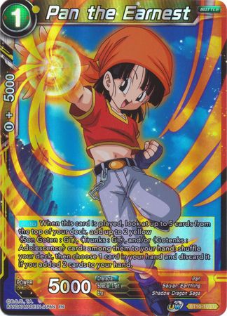 Pan the Earnest BT10 103 Common Foil UW Series 1 Rise of the Unison Warrior Foil Singles Pan the Earnest BT10 103 Common Foil UW Series 1 Rise of the Unison Warrior Foil Singles