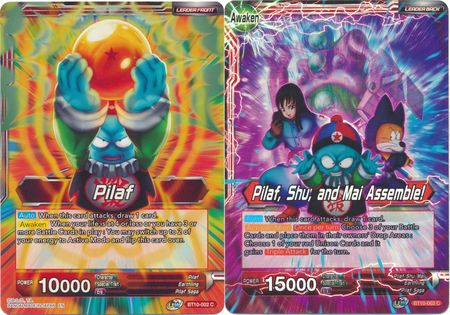 Pilaf Pilaf Shu and Mai Assemble BT10 002 Common Foil UW Series 1 Rise of the Unison Warrior Foil Singles Pilaf Pilaf Shu and Mai Assemble BT10 002 Common Foil UW Series 1 Rise of the Unison Warrior Foil Singles