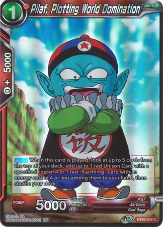 Pilaf Plotting World Domination BT10 019 Common Foil UW Series 1 Rise of the Unison Warrior Foil Singles Pilaf Plotting World Domination BT10 019 Common Foil UW Series 1 Rise of the Unison Warrior Foil Singles