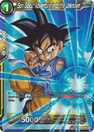 Son Goku Adventure into the Unknown BT10 099 Uncommon Foil UW Series 1 Rise of the Unison Warrior Foil Singles Son Goku Adventure into the Unknown BT10 099 Uncommon Foil UW Series 1 Rise of the Unison Warrior Foil Singles