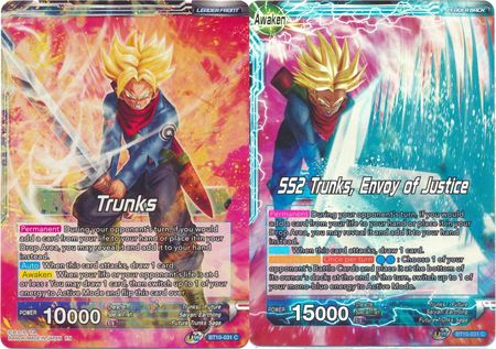 Trunks SS2 Trunks Envoy of Justice BT10 031 Common Foil UW Series 1 Rise of the Unison Warrior Foil Singles Trunks SS2 Trunks Envoy of Justice BT10 031 Common Foil UW Series 1 Rise of the Unison Warrior Foil Singles
