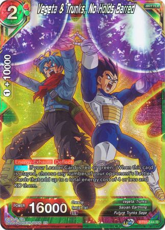 Vegeta Trunks No Holds Barred BT10 144 Rare Foil UW Series 1 Rise of the Unison Warrior Foil Singles Vegeta Trunks No Holds Barred BT10 144 Rare Foil UW Series 1 Rise of the Unison Warrior Foil Singles