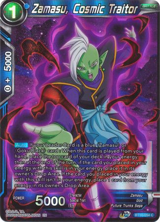 Zamasu Cosmic Traitor BT10 054 Common Foil UW Series 1 Rise of the Unison Warrior Foil Singles Zamasu Cosmic Traitor BT10 054 Common Foil UW Series 1 Rise of the Unison Warrior Foil Singles