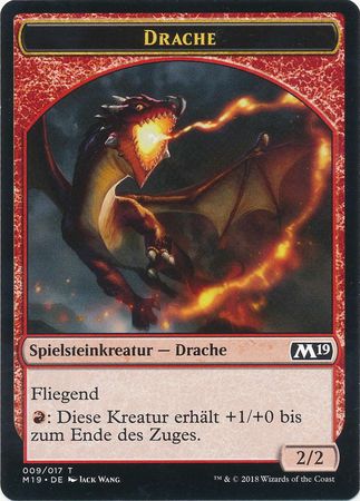 Drache Dragon Token 009 017 German Magic 2019 German Singles Drache Dragon Token 009 017 German Magic 2019 German Singles