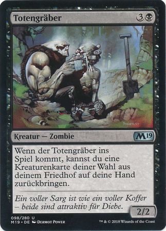 Totengraber Gravedigger 098 280 German Magic 2019 German Singles Totengraber Gravedigger 098 280 German Magic 2019 German Singles