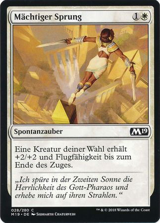 Machtiger Sprung Mighty Leap 028 280 Magic 2019 German Singles Machtiger Sprung Mighty Leap 028 280 Magic 2019 German Singles