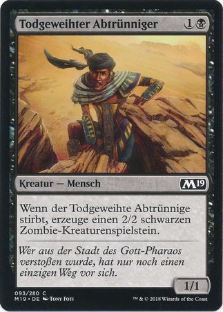 Todgeweihter Abtrunniger Doomed Dissenter 093 280 German Magic 2019 German Singles Todgeweihter Abtrunniger Doomed Dissenter 093 280 German Magic 2019 German Singles