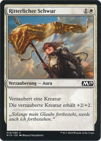 Ritterlicher Schwur Knight 302 222s Pledge 019 280 German Magic 2019 German Singles Ritterlicher Schwur Knight 302 222s Pledge 019 280 German Magic 2019 German Singles