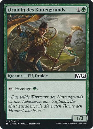 Druidin des Kuttengrunds Druid of the Cowl 177 280 German Magic 2019 German Singles Druidin des Kuttengrunds Druid of the Cowl 177 280 German Magic 2019 German Singles