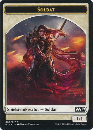 Soldat Soldier Token 006 017 German Magic 2019 German Singles Soldat Soldier Token 006 017 German Magic 2019 German Singles