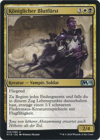Koniglicher Blutfurst Regal Bloodlord 222 280 German Magic 2019 German Singles Koniglicher Blutfurst Regal Bloodlord 222 280 German Magic 2019 German Singles