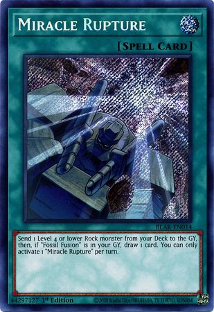 Miracle Rupture BLAR EN014 Secret Rare 1st Edition Battles of Legend Armageddon 1st Edition Singles Miracle Rupture BLAR EN014 Secret Rare 1st Edition Battles of Legend Armageddon 1st Edition Singles
