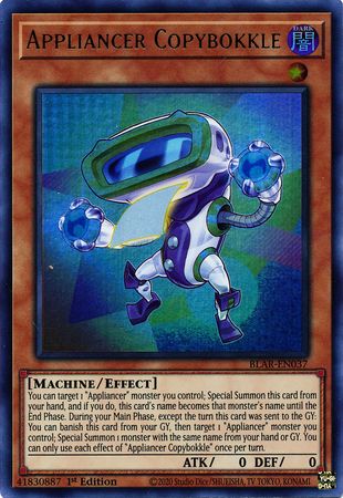 Appliancer Copybokkle BLAR EN037 Ultra Rare 1st Edition Battles of Legend Armageddon 1st Edition Singles Appliancer Copybokkle BLAR EN037 Ultra Rare 1st Edition Battles of Legend Armageddon 1st Edition Singles