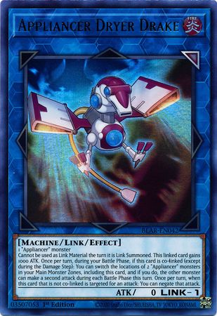 Appliancer Dryer Drake BLAR EN042 Ultra Rare 1st Edition Battles of Legend Armageddon 1st Edition Singles Appliancer Dryer Drake BLAR EN042 Ultra Rare 1st Edition Battles of Legend Armageddon 1st Edition Singles