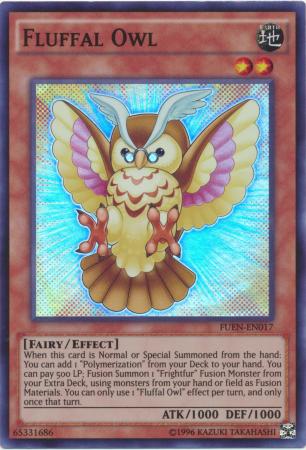 Fluffal Owl FUEN EN017 Super Rare Unlimited Fluffal Owl FUEN EN017 Super Rare Unlimited