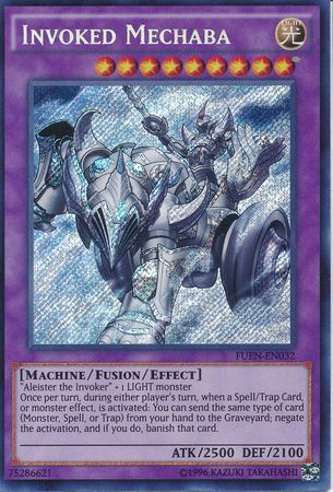 Invoked Mechaba FUEN EN032 Secret Rare Unlimited Fusion Enforcers Unlimited Singles Invoked Mechaba FUEN EN032 Secret Rare Unlimited Fusion Enforcers Unlimited Singles