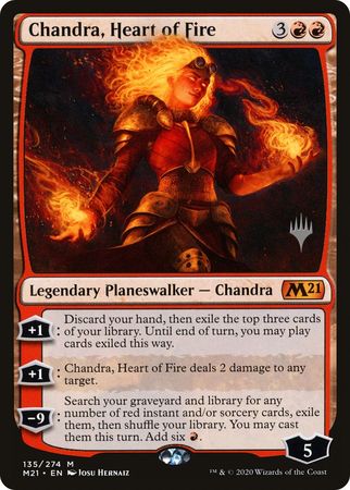 Chandra Heart of Fire 135 274 Silver Stamped Magic 2021 M21 Silver Stamped Non Foil Singles Chandra Heart of Fire 135 274 Silver Stamped Magic 2021 M21 Silver Stamped Non Foil Singles