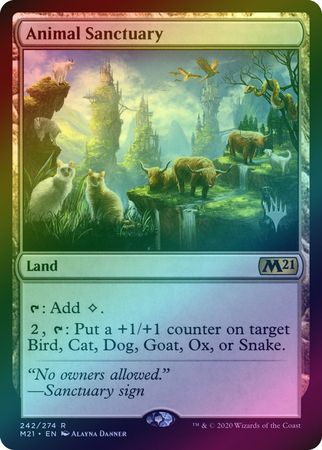 Animal Sanctuary 242 274 Silver Stamped Foil Magic 2021 M21 Silver Stamped Foil Singles Animal Sanctuary 242 274 Silver Stamped Foil Magic 2021 M21 Silver Stamped Foil Singles