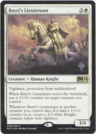Basri s Lieutenant 009 274 Silver Stamped Foil Magic 2021 M21 Silver Stamped Foil Singles Basri s Lieutenant 009 274 Silver Stamped Foil Magic 2021 M21 Silver Stamped Foil Singles