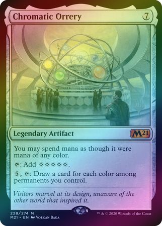 Chromatic Orrery 228 274 Silver Stamped Foil Magic 2021 M21 Silver Stamped Foil Singles Chromatic Orrery 228 274 Silver Stamped Foil Magic 2021 M21 Silver Stamped Foil Singles