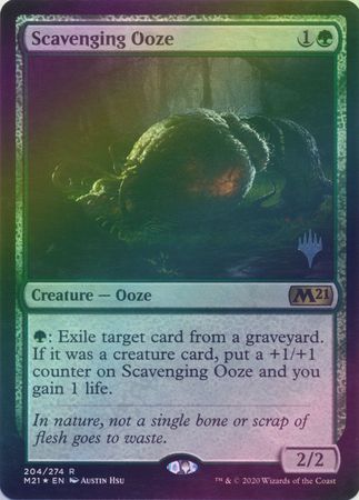 Scavenging Ooze 204 274 Silver Stamped Foil Magic 2021 M21 Silver Stamped Foil Singles Scavenging Ooze 204 274 Silver Stamped Foil Magic 2021 M21 Silver Stamped Foil Singles