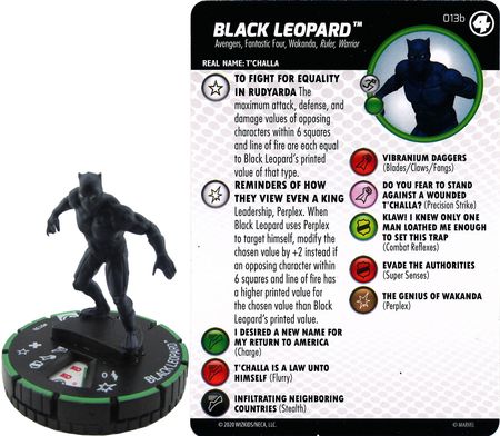 Black Leopard 013b Fantastic Four Marvel Heroclix Fantastic Four Singles Black Leopard 013b Fantastic Four Marvel Heroclix Fantastic Four Singles