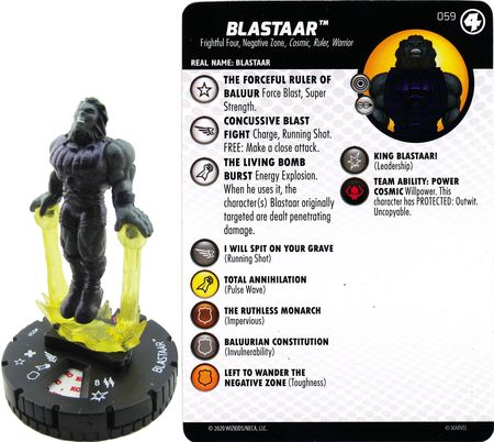 Blastaar 059 Fantastic Four Marvel Heroclix Blastaar 059 Fantastic Four Marvel Heroclix