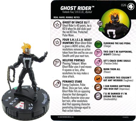 Ghost Rider 026 Fantastic Four Marvel Heroclix Fantastic Four Singles Ghost Rider 026 Fantastic Four Marvel Heroclix Fantastic Four Singles