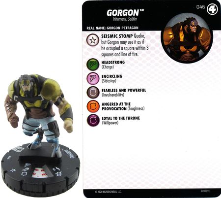 Gorgon 046 Fantastic Four Marvel Heroclix Fantastic Four Singles Gorgon 046 Fantastic Four Marvel Heroclix Fantastic Four Singles