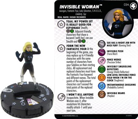 Invisible Woman 034 Fantastic Four Marvel Heroclix Fantastic Four Singles Invisible Woman 034 Fantastic Four Marvel Heroclix Fantastic Four Singles