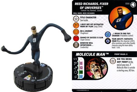 Reed Richards Fixer of the Universes 066 Fantastic Four Marvel Heroclix Fantastic Four Singles Reed Richards Fixer of the Universes 066 Fantastic Four Marvel Heroclix Fantastic Four Singles