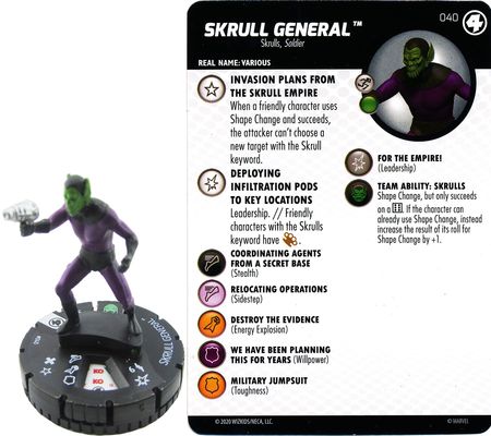 Skrull General 040 Fantastic Four Marvel Heroclix Fantastic Four Singles Skrull General 040 Fantastic Four Marvel Heroclix Fantastic Four Singles
