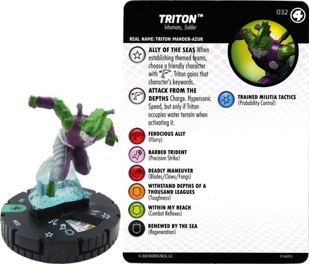 Triton 032 Fantastic Four Marvel Heroclix Fantastic Four Singles Triton 032 Fantastic Four Marvel Heroclix Fantastic Four Singles