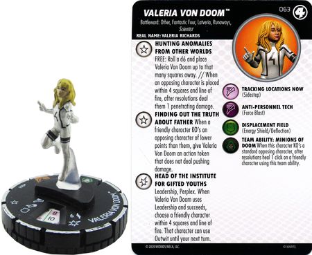 Valeria Von Doom #063 Fantastic Four Marvel Heroclix | TrollAndToad