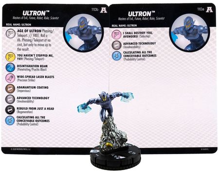 Ultron 110 Battlegrounds Avengers vs Master of Evil Marvel Heroclix 