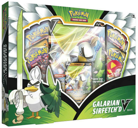 Galarian Sirfetch d V Box Pokemon Pokemon Sealed Product Galarian Sirfetch d V Box Pokemon Pokemon Sealed Product