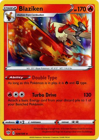 carta trading card game pokemon - blaziken - br - Acquista Figurine e carte  collezionabili antiche su todocoleccion