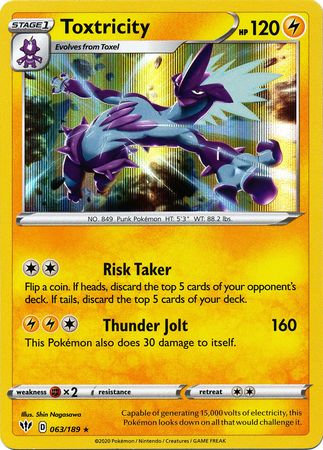 Toxel Pokémon Card Darkness Ablaze Sword & Shield Pokemon TCG 062/189 NM-MT+