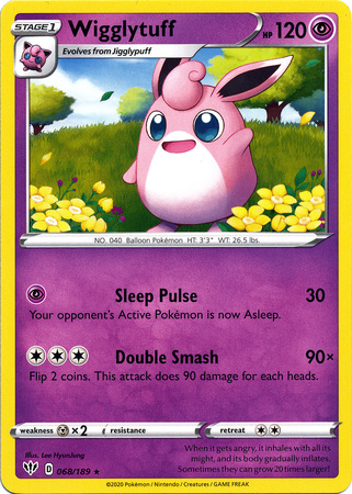 Wigglytuff 068 189 Rare Wigglytuff 068 189 Rare