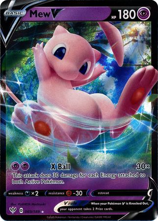 Mew V (069/189) (Jumbo Card) [Sword & Shield: Darkness Ablaze]