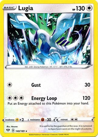 Lugia Pokemon No.249 Nintendo Game Freak From Japan