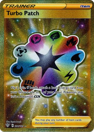 Pokemon TCG Cards Turbo Patch 172/189 Darkness Ablaze Uncommon MINT 